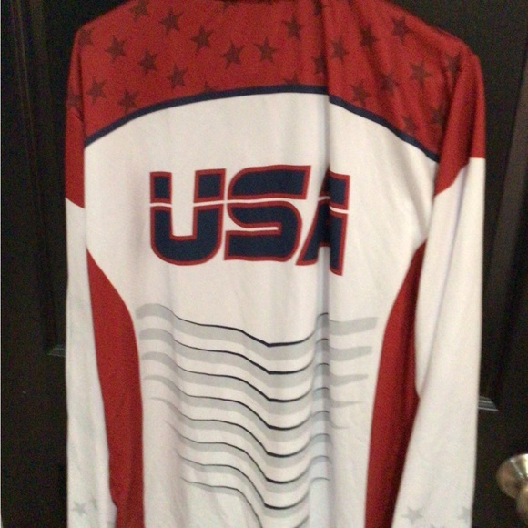 Mens new USA quarter zip size large - Picture 2 of 3